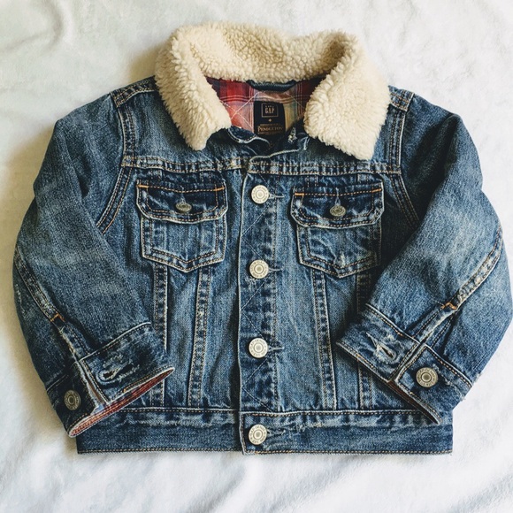 GAP Other - ✨HP✨Pendleton + Gap Sherpa Collared Jean Jacket